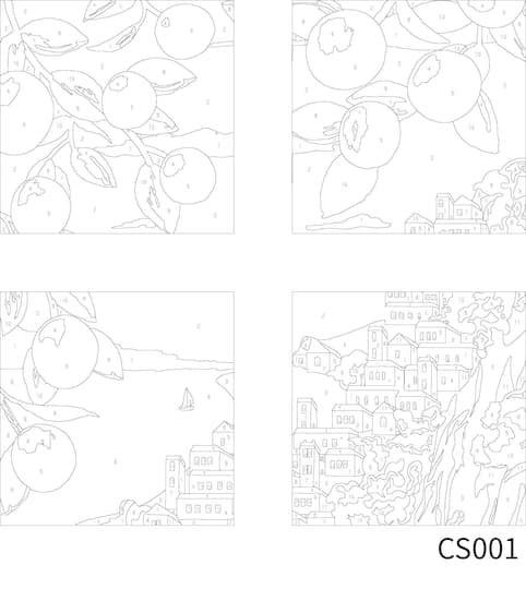 Coastal Paint-by-Number Gallery Mini Kit by Artist's Loft™